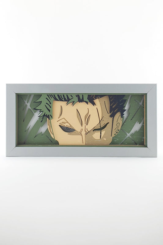 3D Zoro Anime Işıklı Kutu