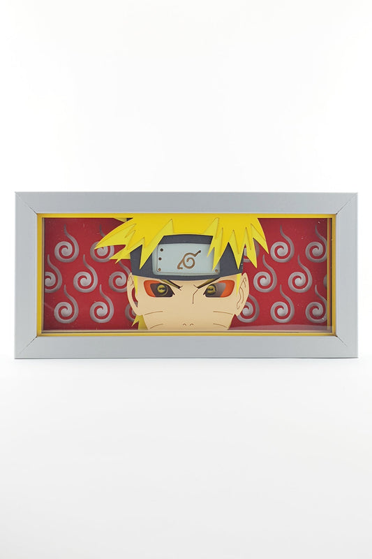 3D Naruto Anime Işıklı Kutu