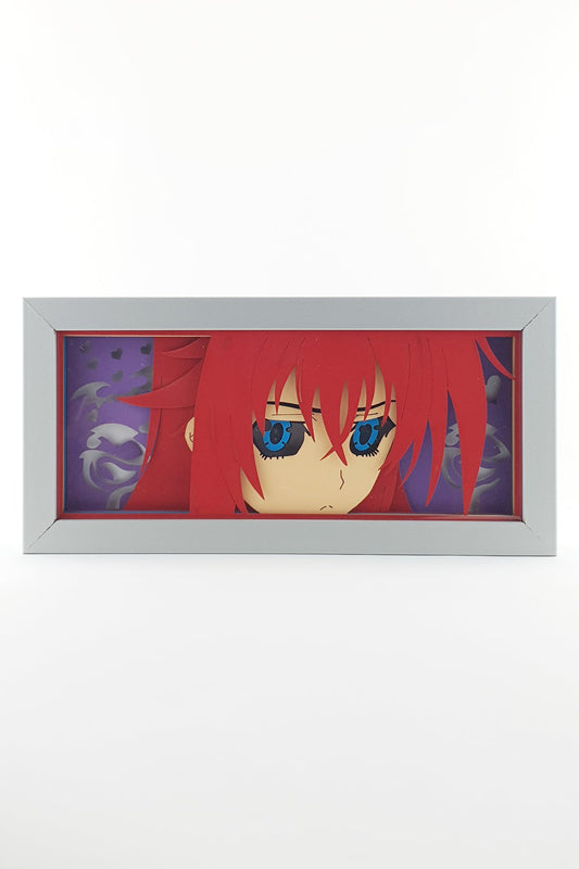 3D Rias Anime Işıklı Kutu