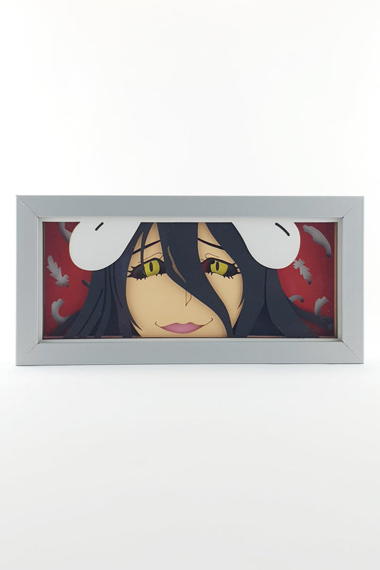 3D Albedo Anime Işıklı Kutu