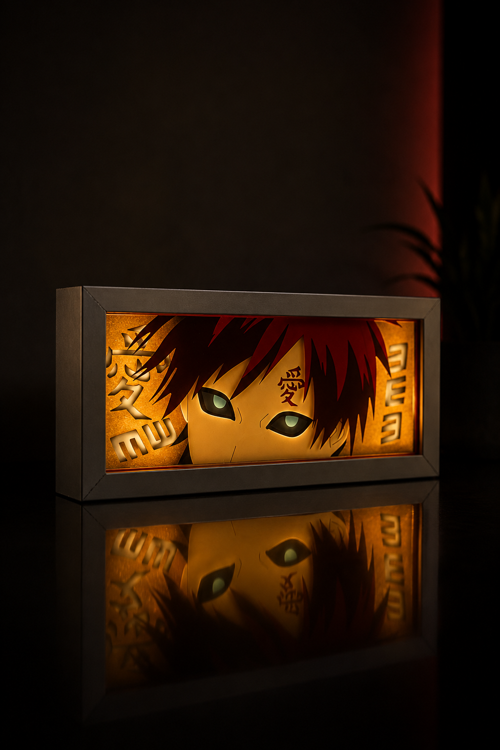 3D Gara Anime Işıklı Kutu
