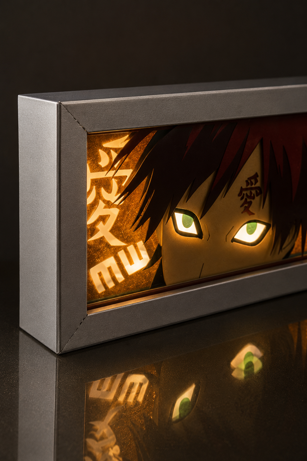 3D Gara Anime Işıklı Kutu