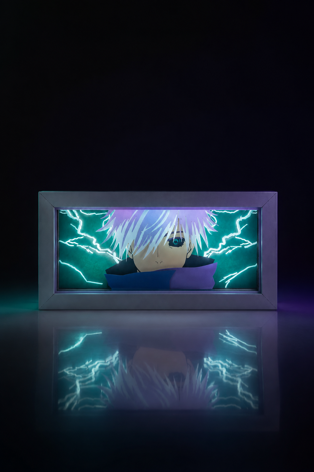 3D Gojo Anime Işıklı Kutu