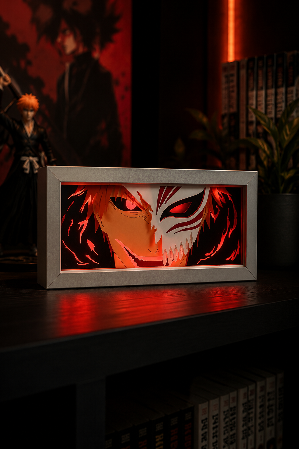 3D Hollow Ichigo Anime Işıklı Kutu