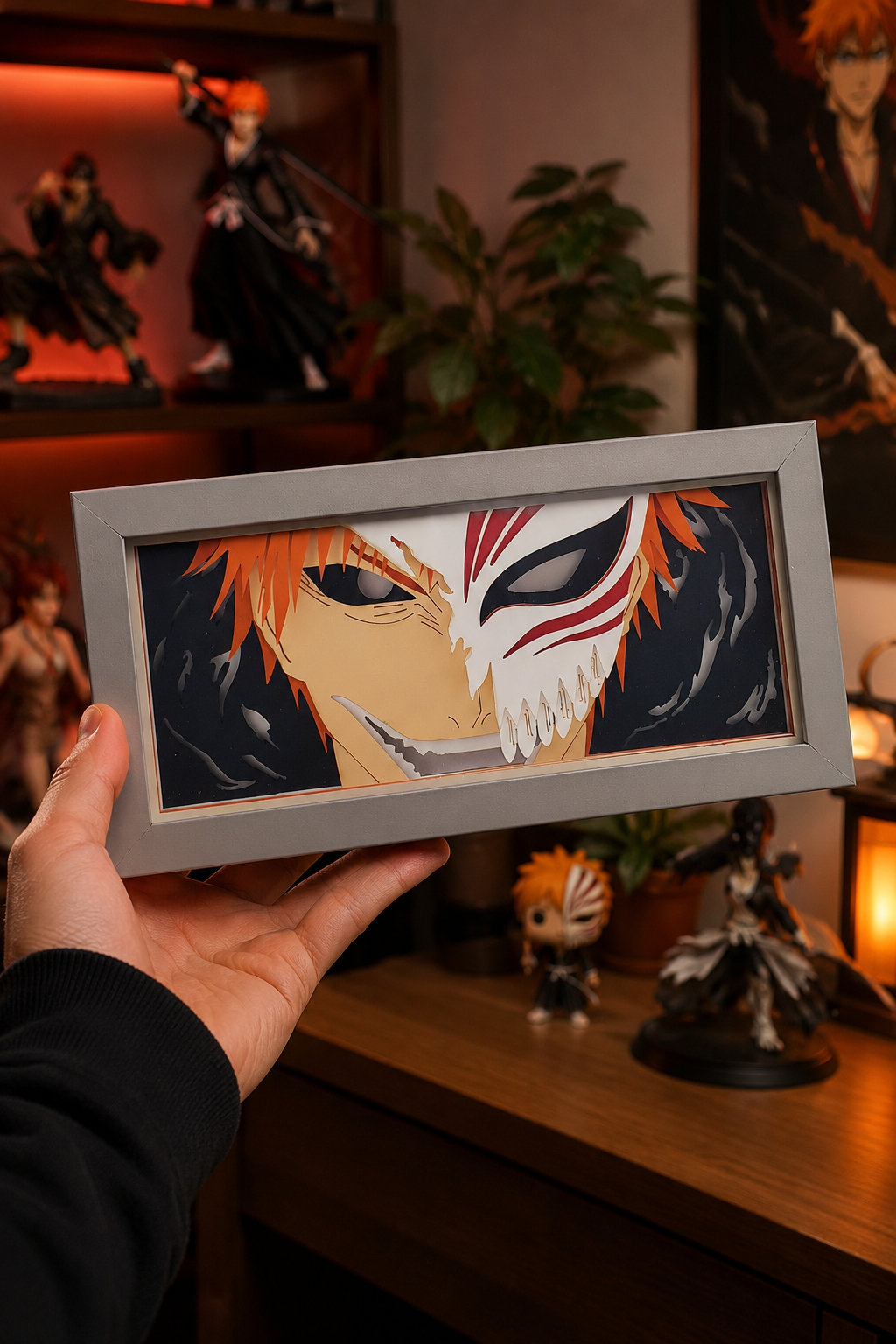 3D Hollow Ichigo Anime Işıklı Kutu