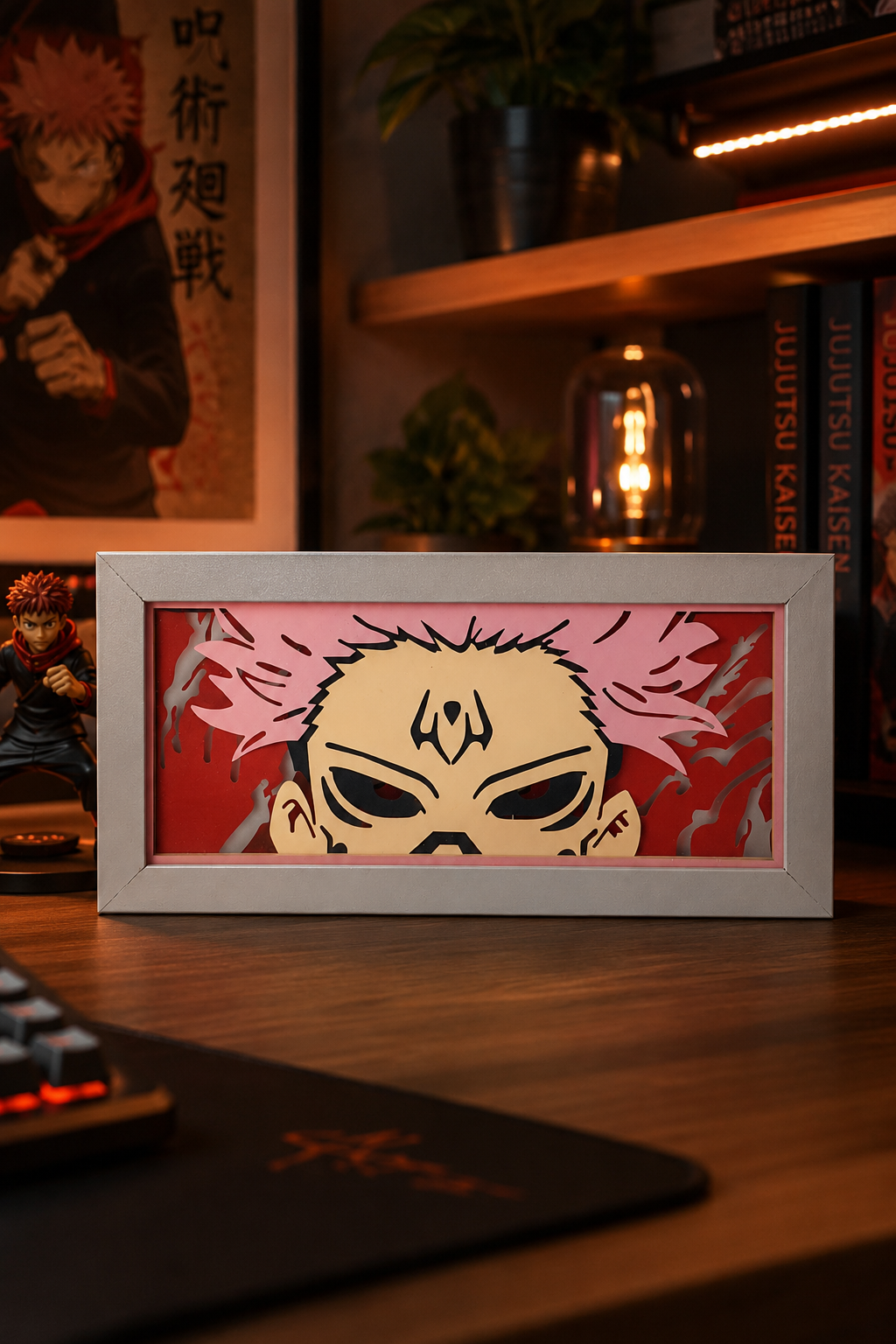 3D Jujutsu Kaisen Anime Işıklı Kutu