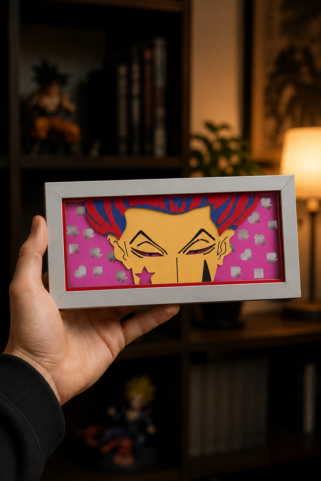 3D Hisoka Anime Işıklı Kutu