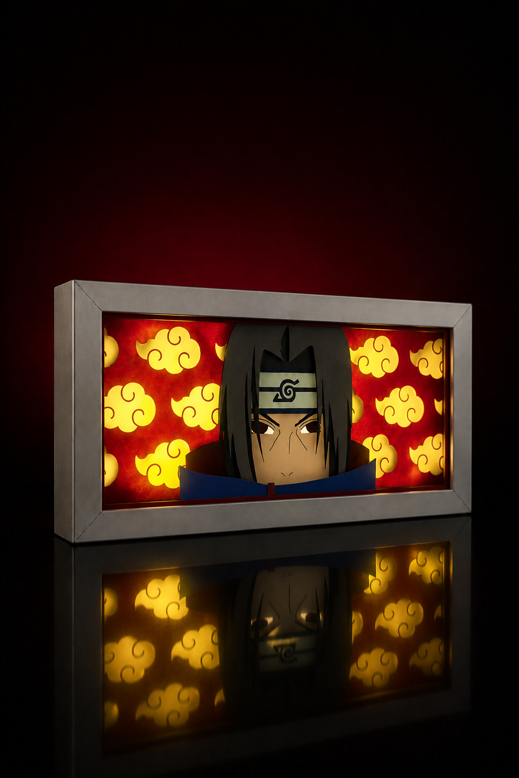 3D Itachi Anime Işıklı Kutu