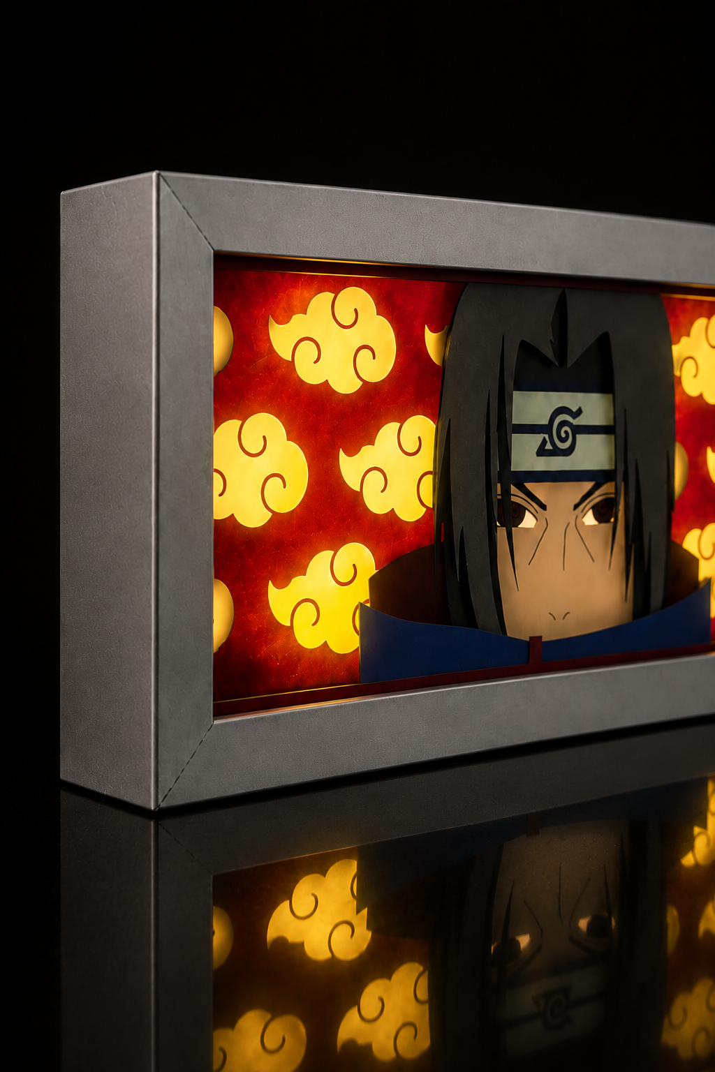3D Itachi Anime Işıklı Kutu