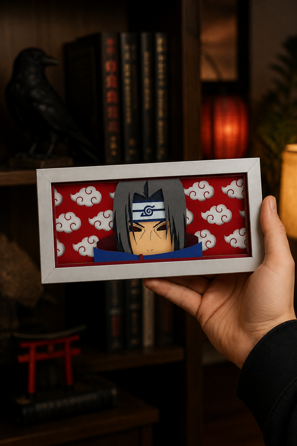 3D Itachi Anime Işıklı Kutu