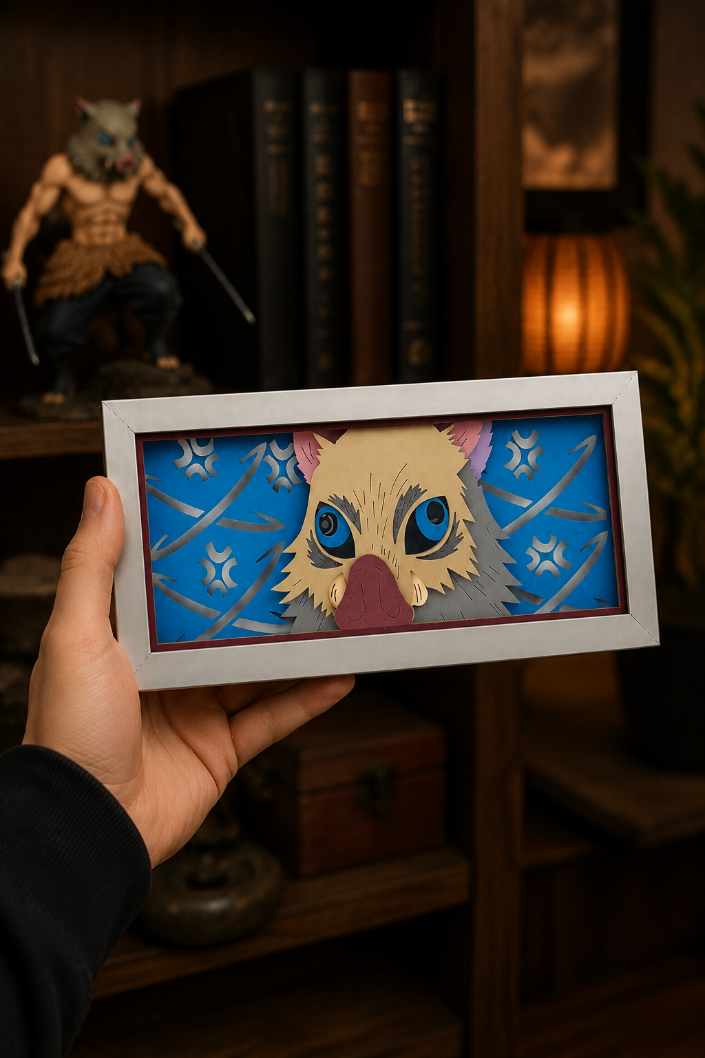 3D Inosuke Anime Işıklı Kutu