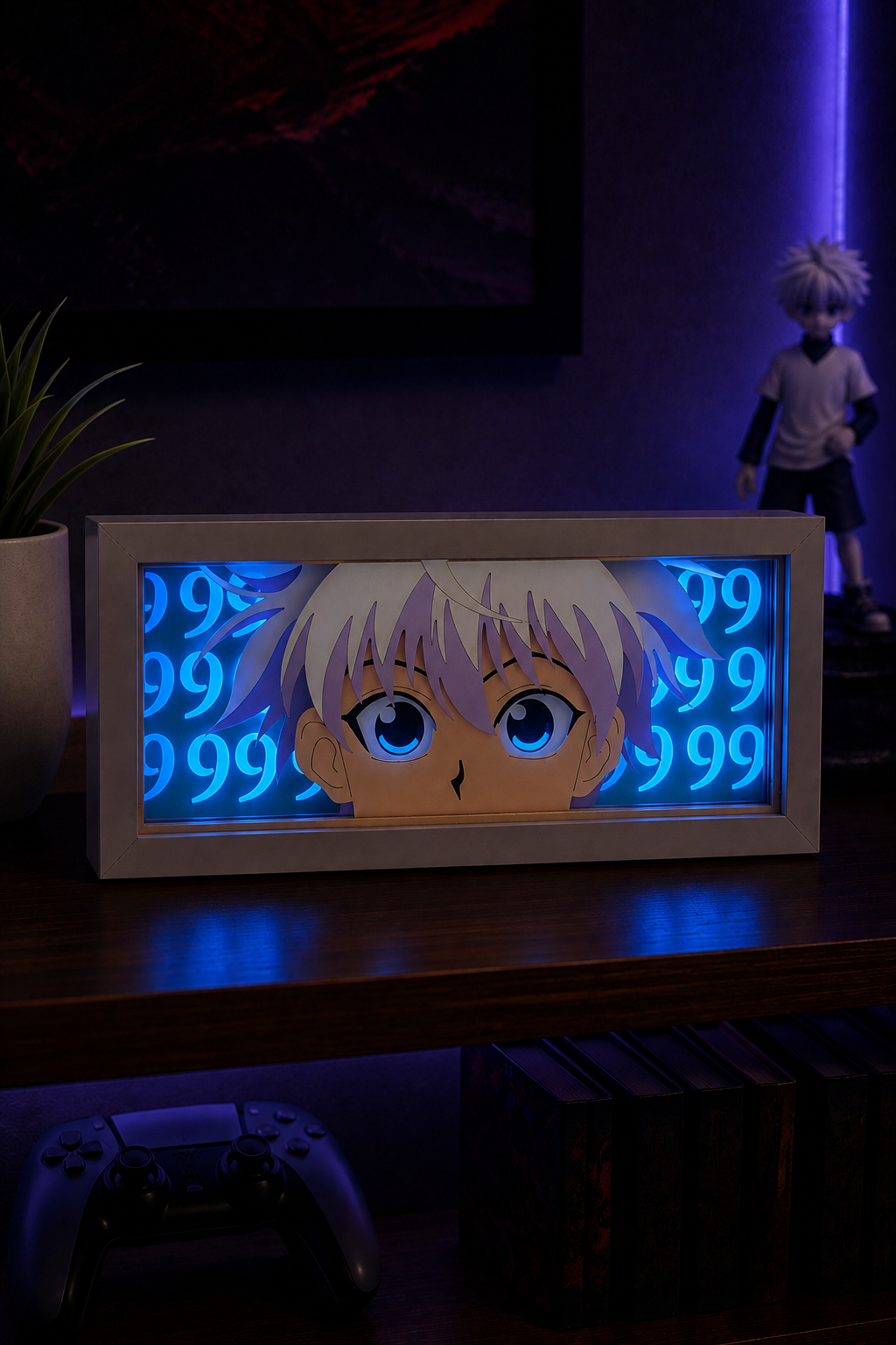 3D Killua Anime Işıklı Kutu