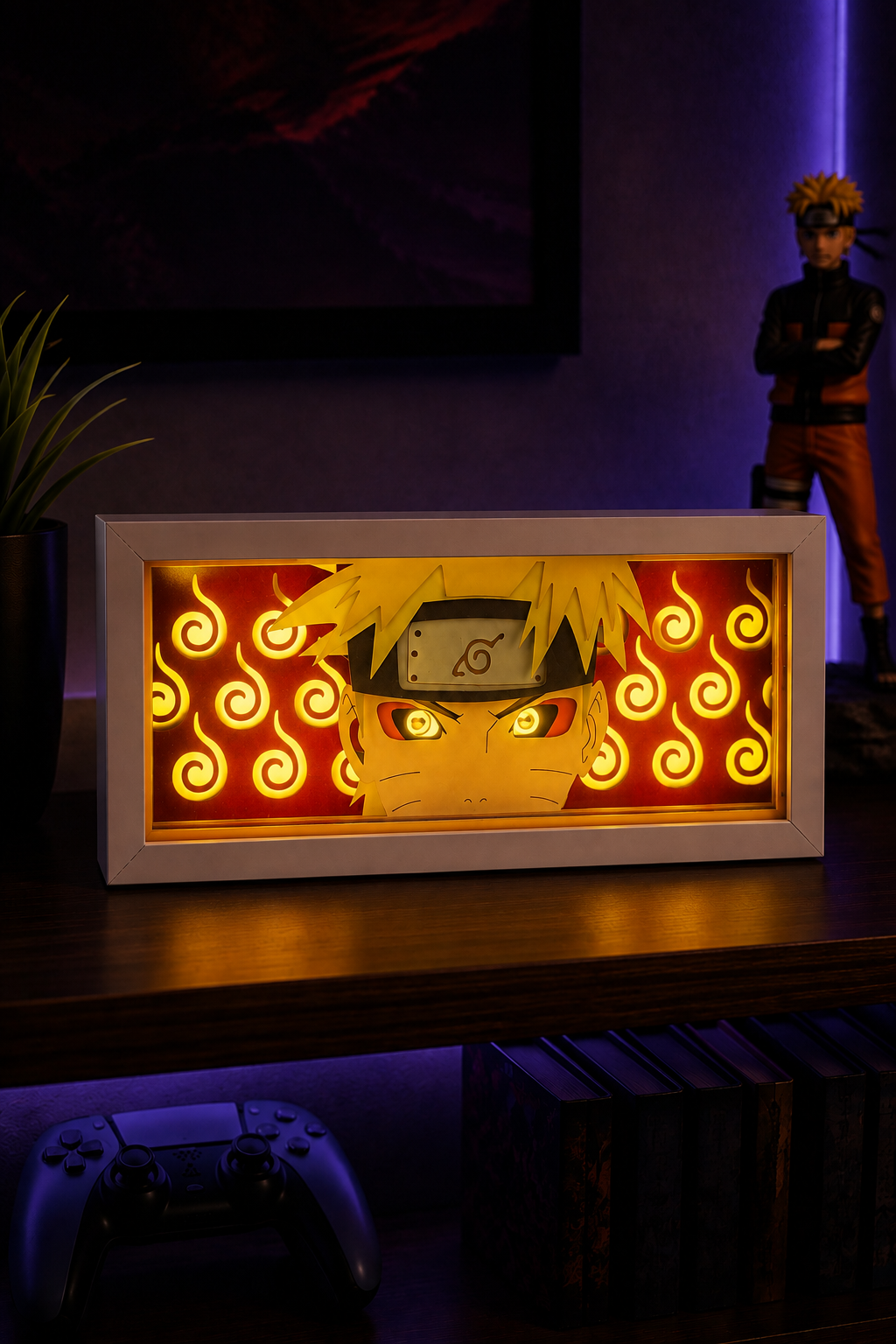 3D Naruto Anime Işıklı Kutu