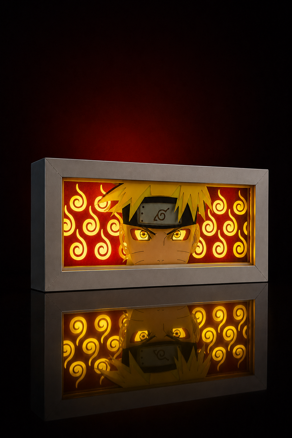 3D Naruto Anime Işıklı Kutu