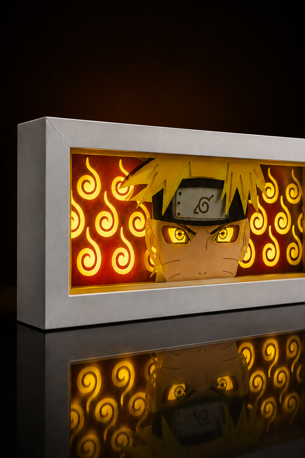 3D Naruto Anime Işıklı Kutu