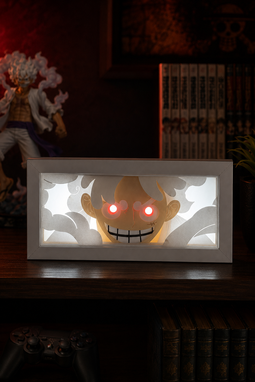 3D Luffy Anime Işıklı Kutu