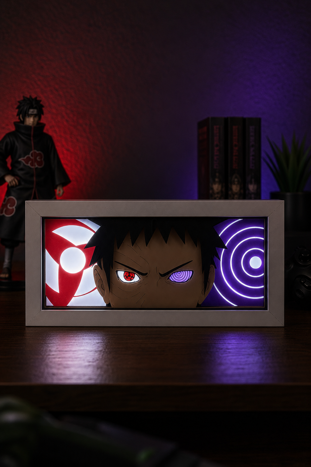 3D Obito Anime Işıklı Kutu
