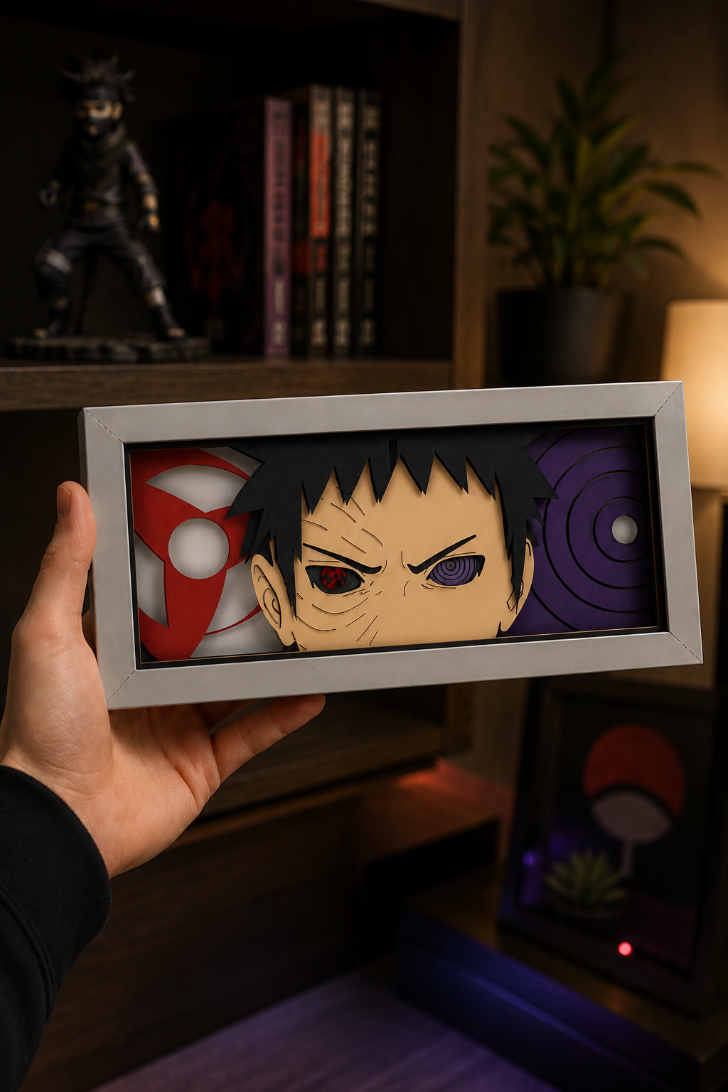 3D Obito Anime Işıklı Kutu