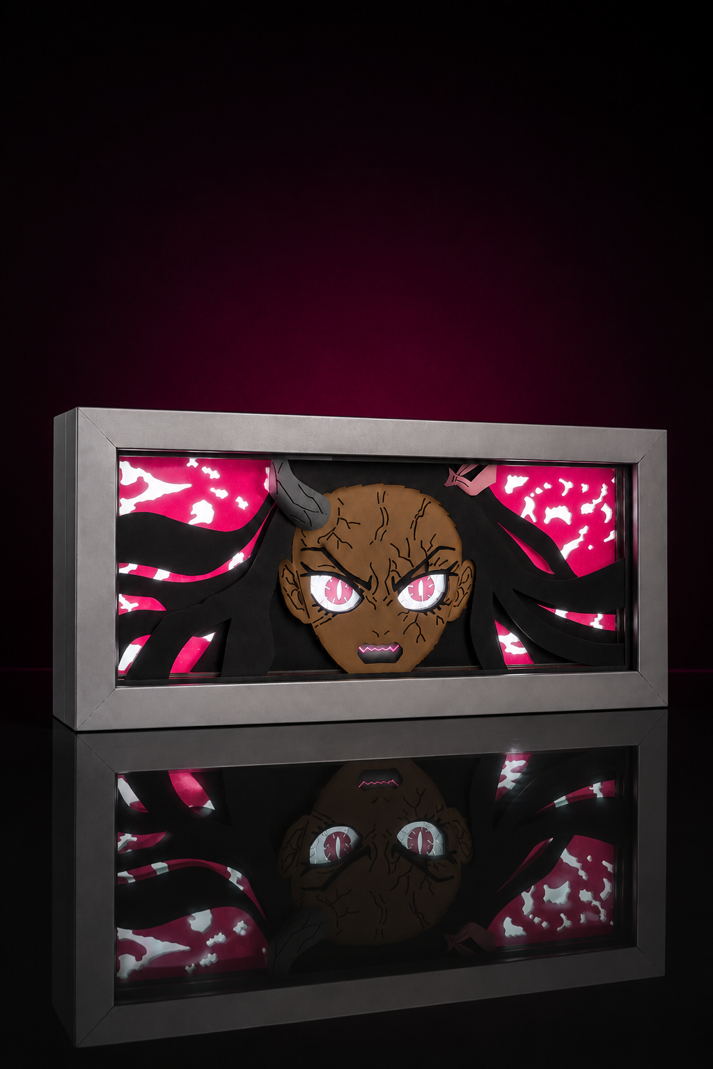 3D Nezuko Anime Işıklı Kutu