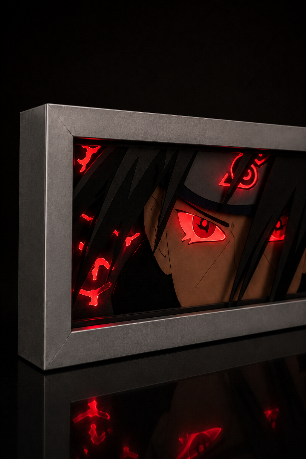 3D Young Itachi Anime Işıklı Kutu