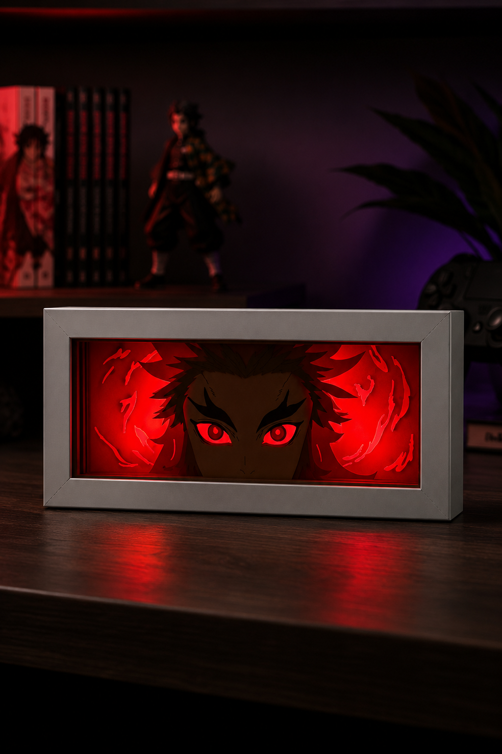 3D Rengoku Anime Işıklı Kutu