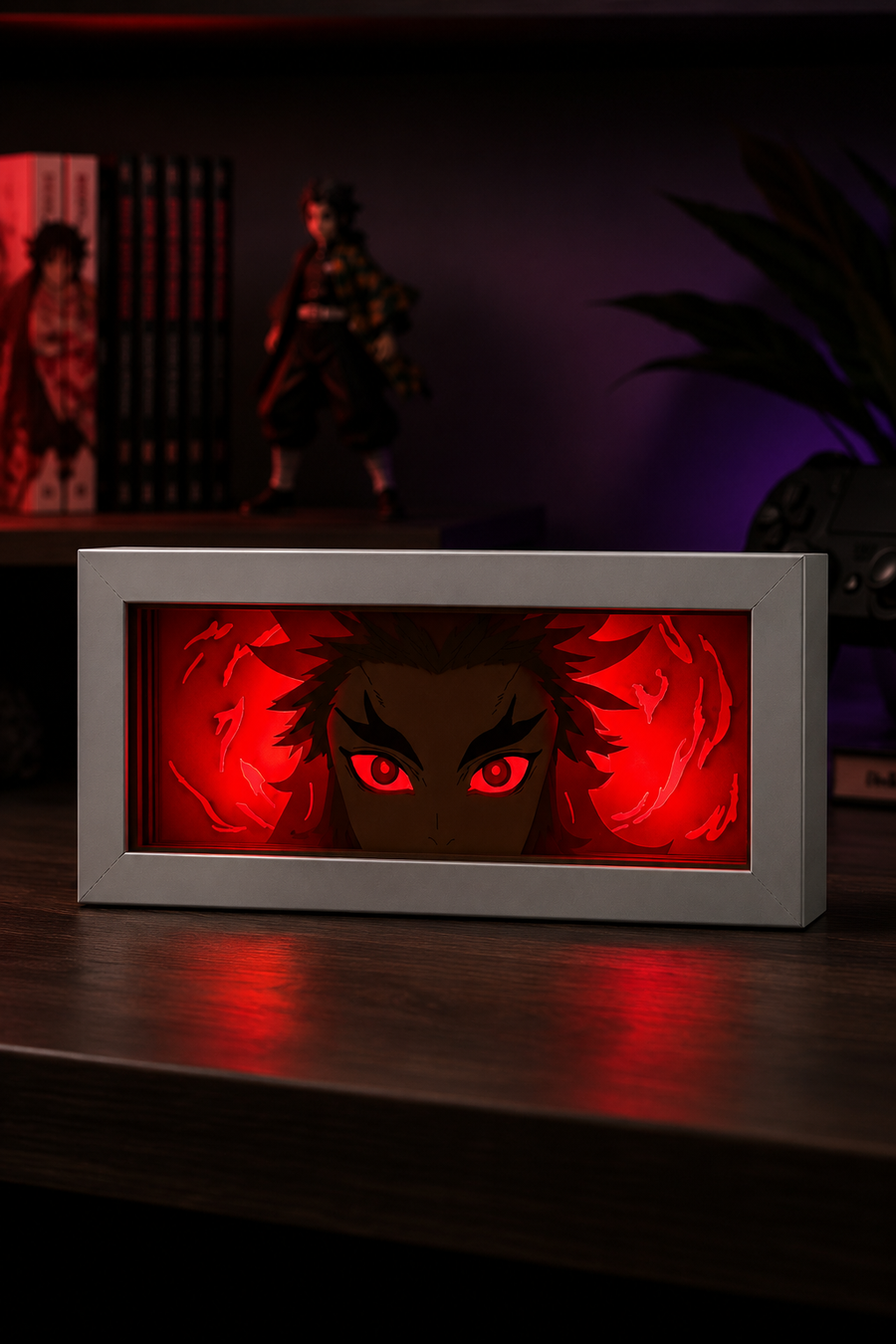 3D Rengoku Anime Işıklı Kutu