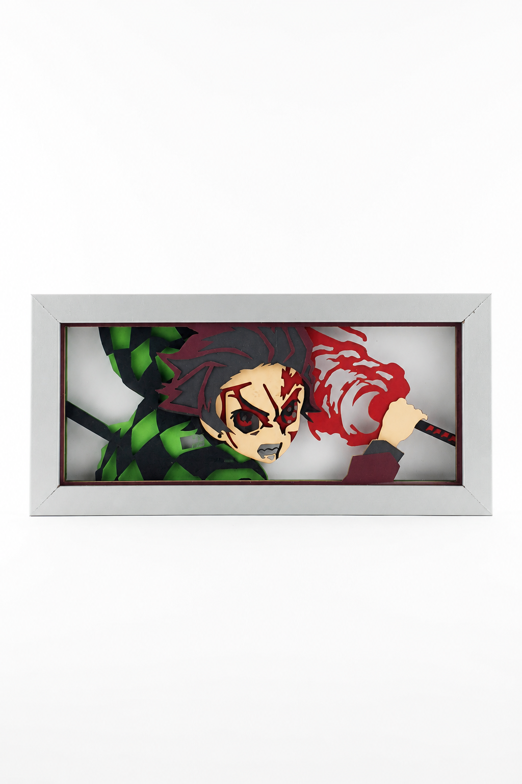 3D Tanjiro Anime Işıklı Kutu