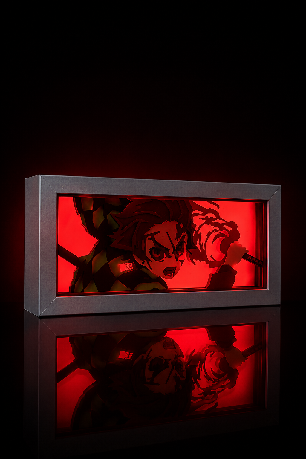 3D Tanjiro Anime Işıklı Kutu