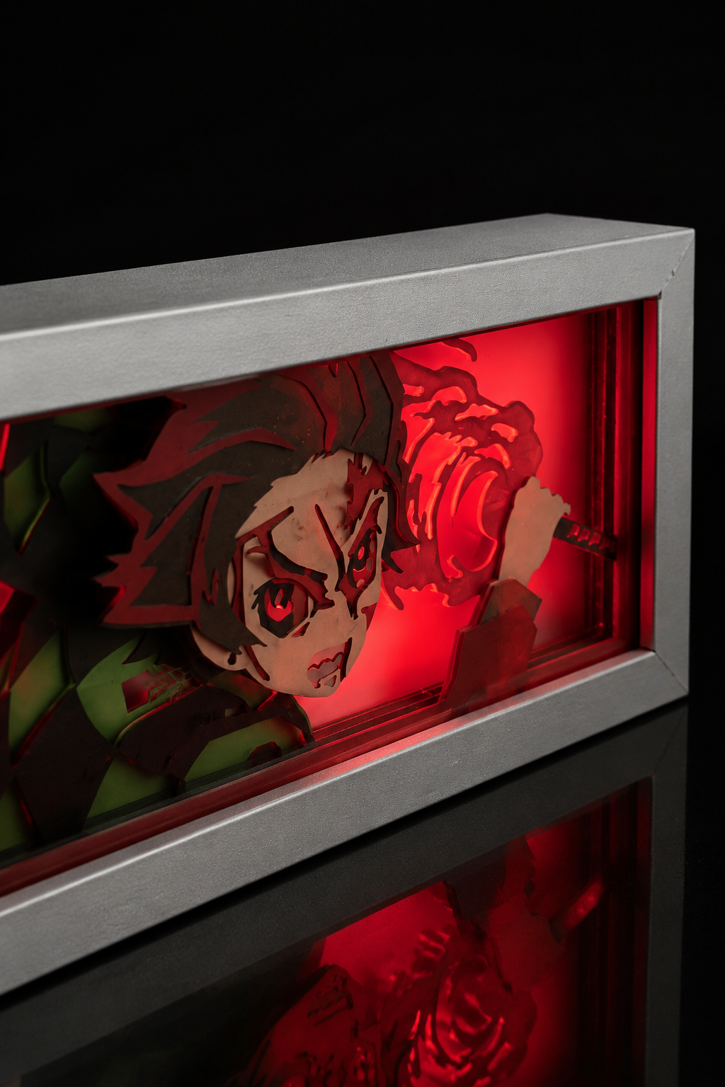3D Tanjiro Anime Işıklı Kutu