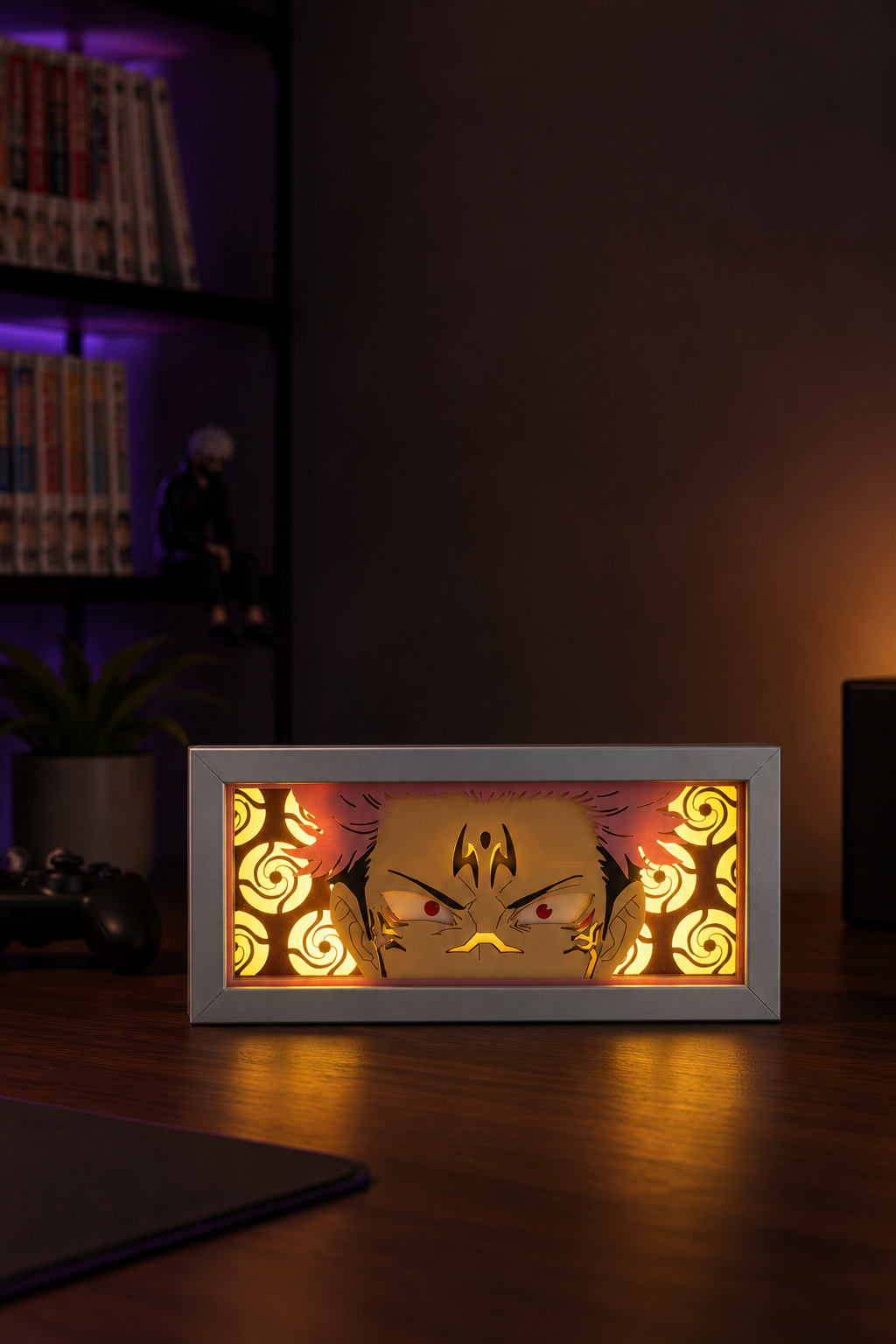 3D Sukuna Anime Işıklı Kutu