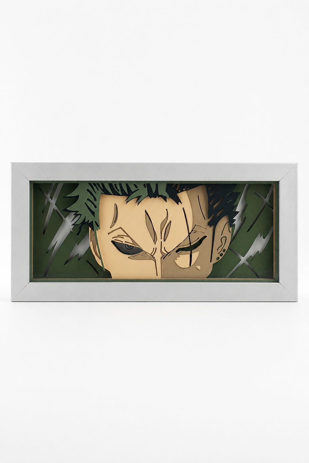 3D Zoro Anime Işıklı Kutu