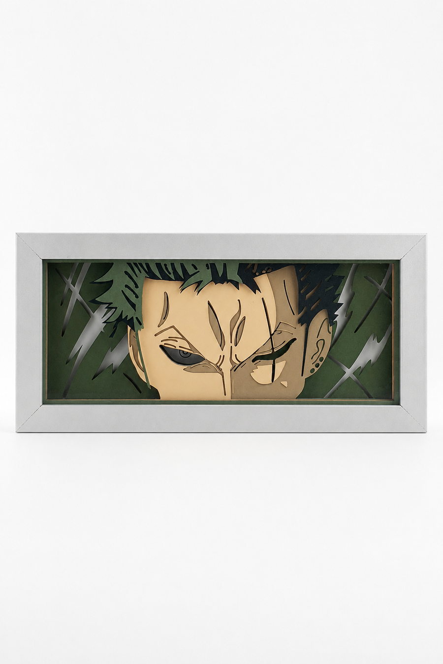 3D Zoro Anime Işıklı Kutu