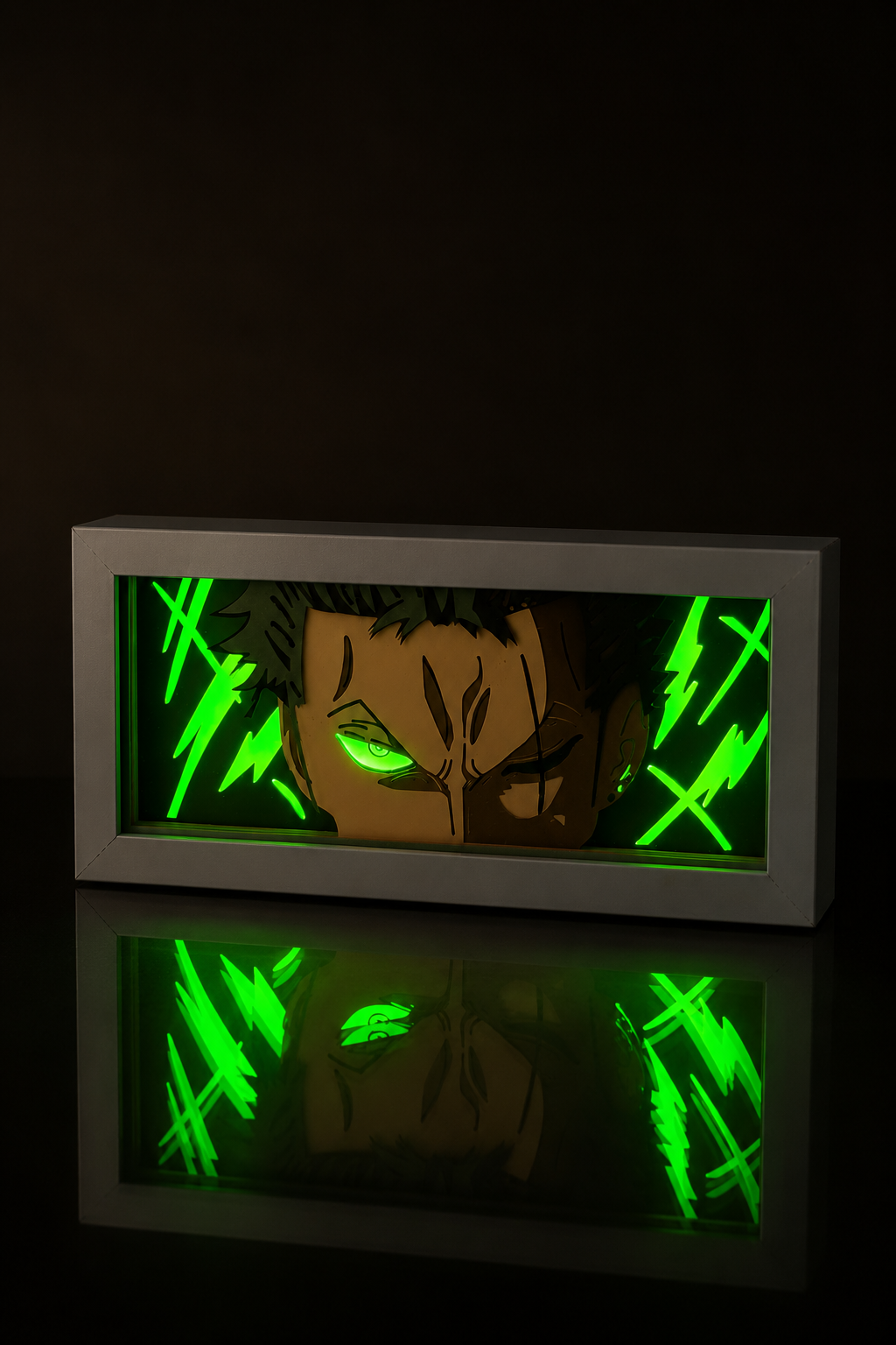 3D Zoro Anime Işıklı Kutu