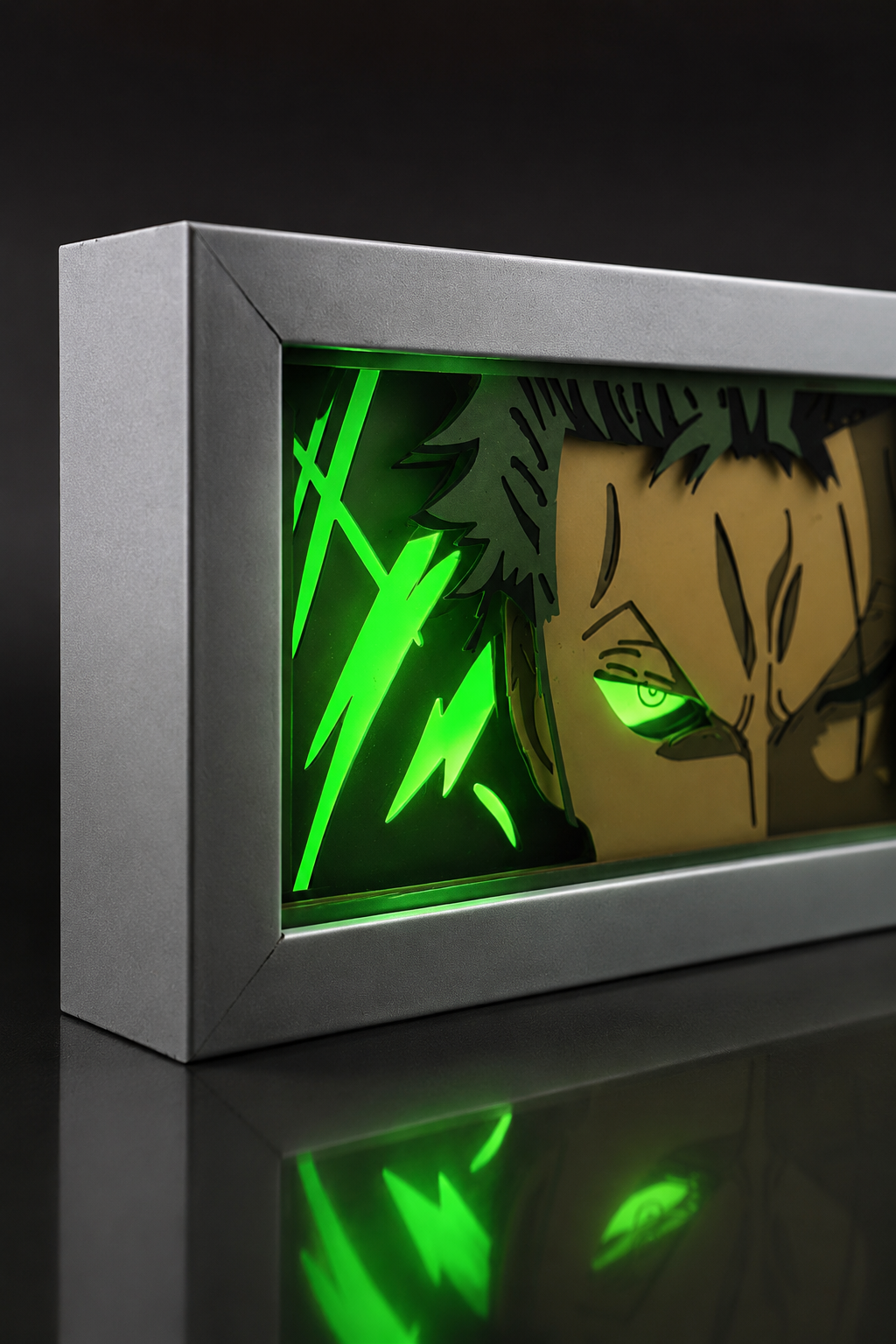 3D Zoro Anime Işıklı Kutu