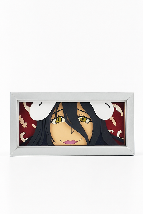 3D Albedo Anime Işıklı Kutu