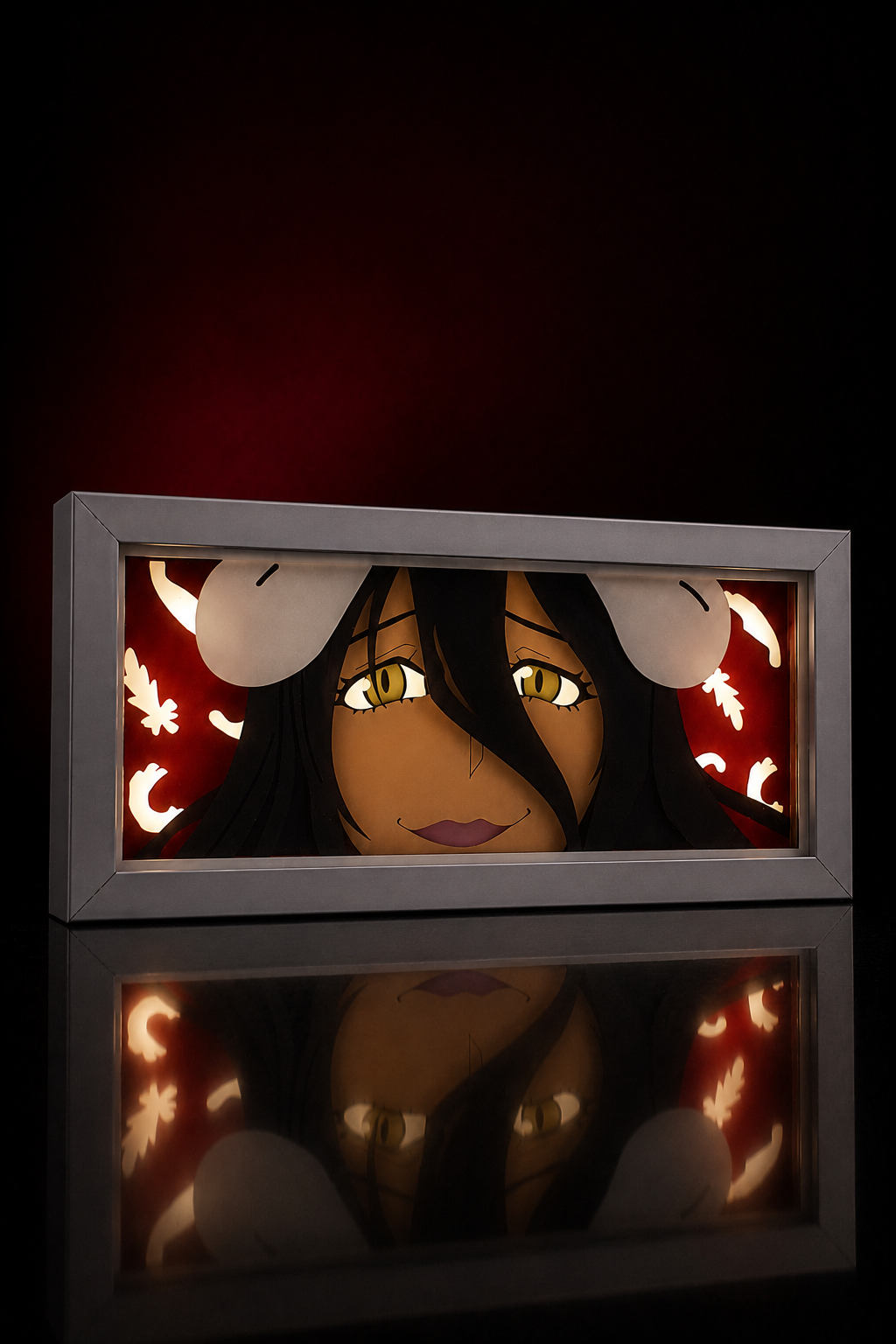 3D Albedo Anime Işıklı Kutu