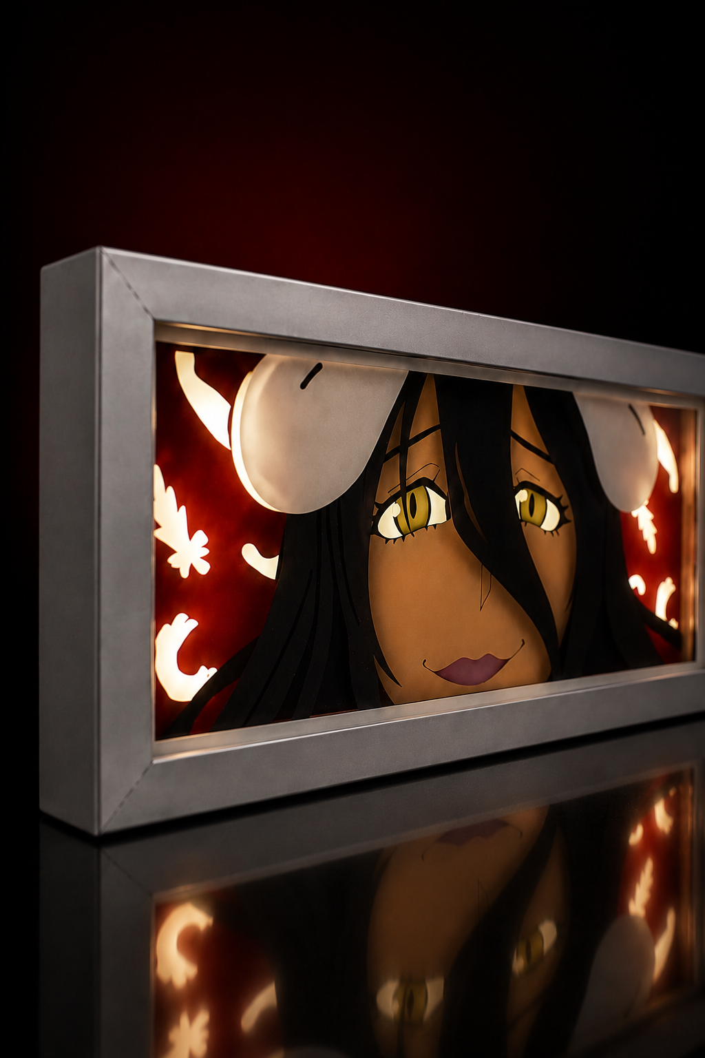 3D Albedo Anime Işıklı Kutu