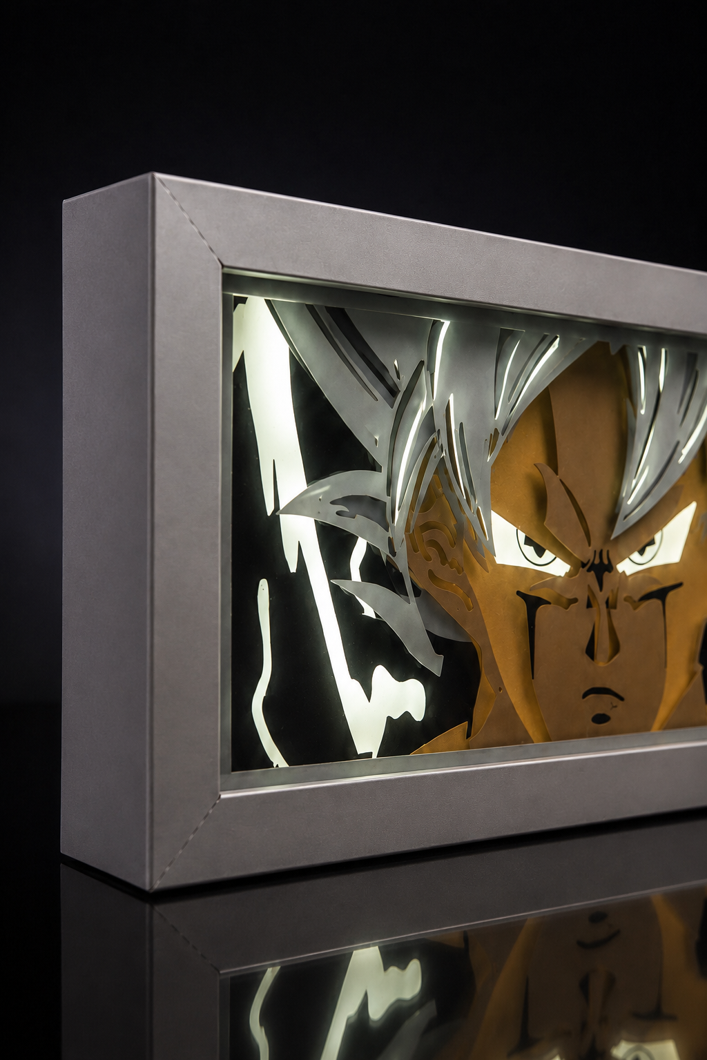 3D Goku Anime Işıklı Kutu