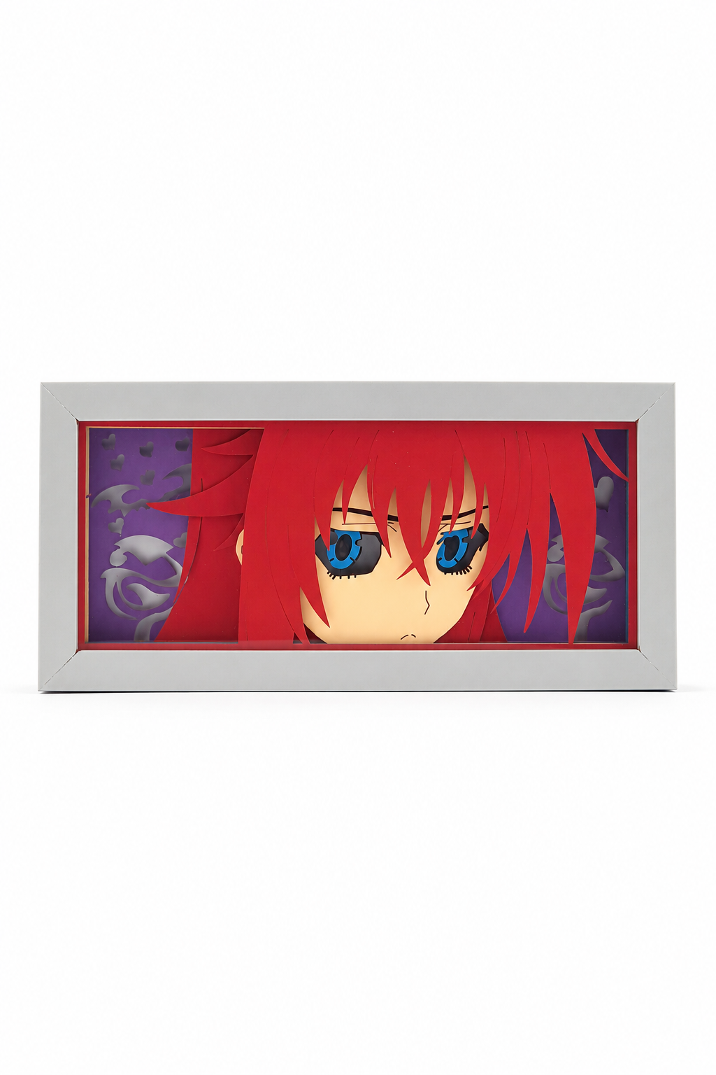 3D Rias Anime Işıklı Kutu