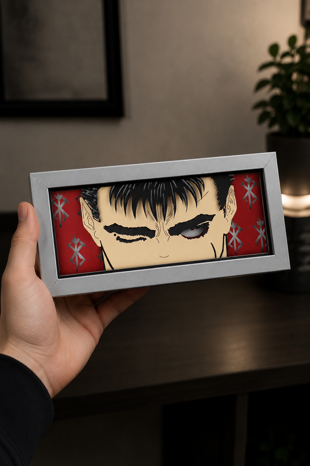 3D Guts Anime Işıklı Kutu