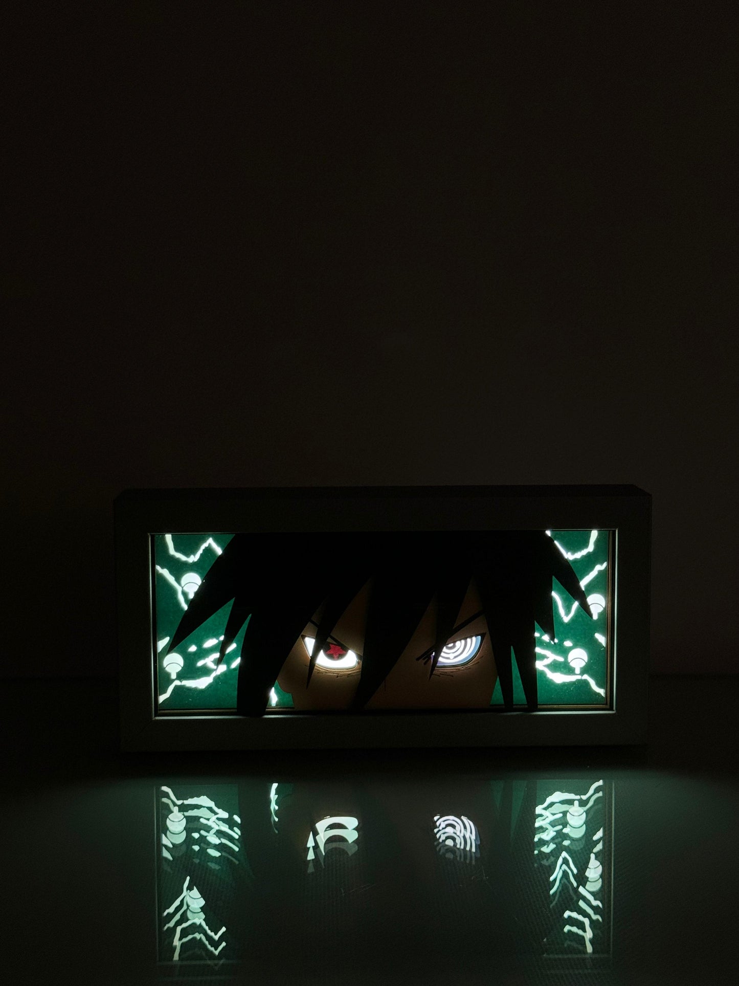 3D Sasuke Anime Işıklı Kutu