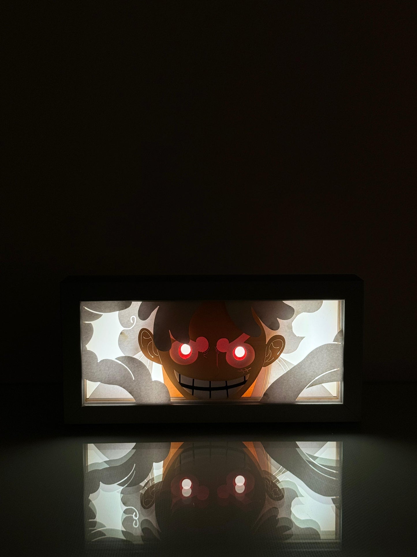 3D Luffy Anime Işıklı Kutu