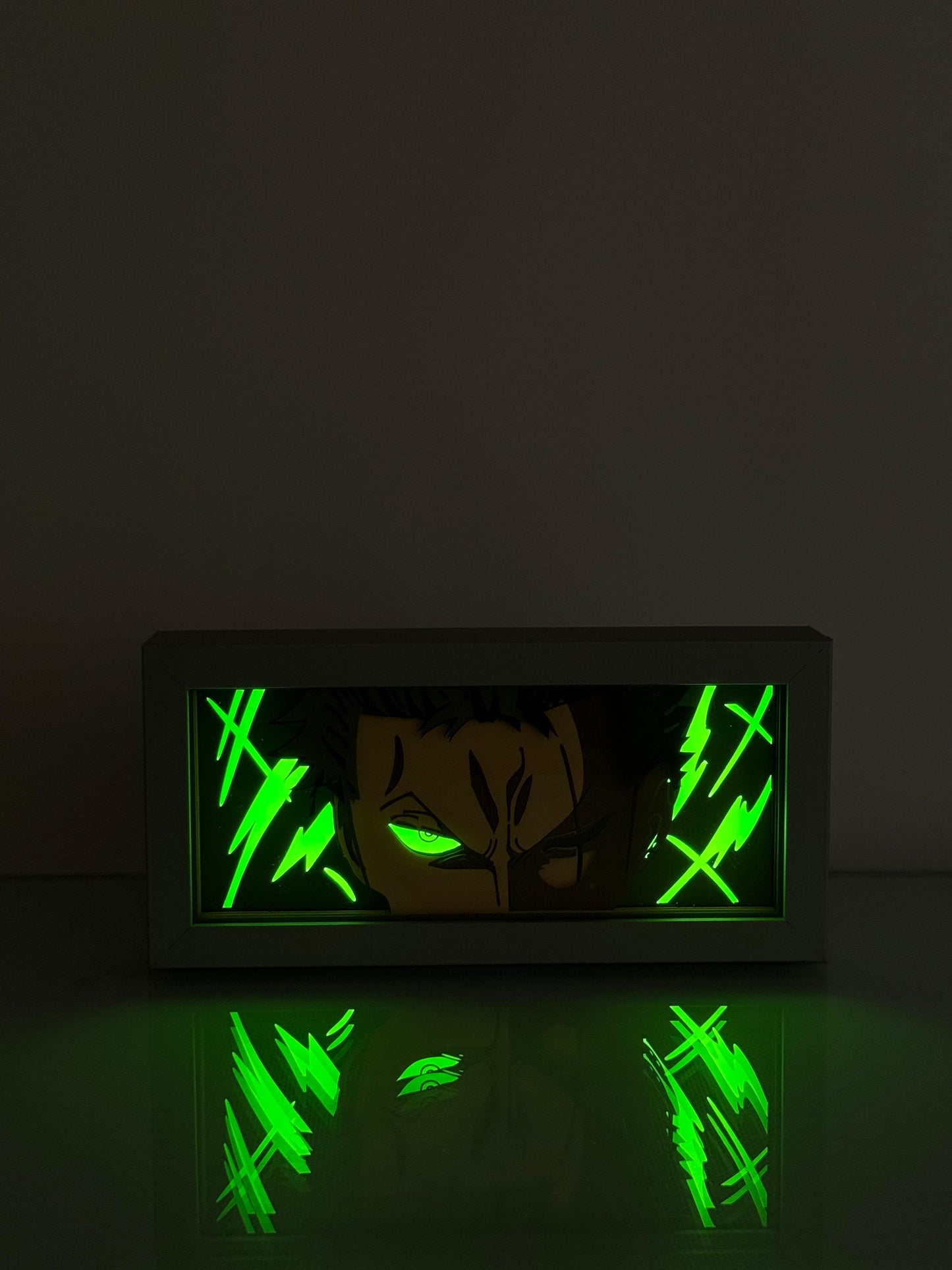 3D Zoro Anime Işıklı Kutu