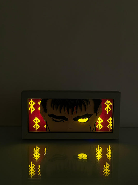 3D Guts Anime Işıklı Kutu
