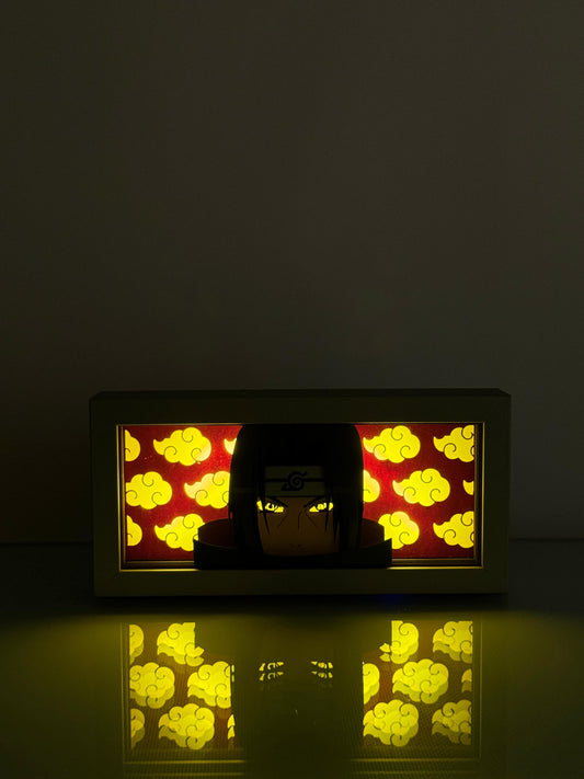 3D Itachi Anime Işıklı Kutu
