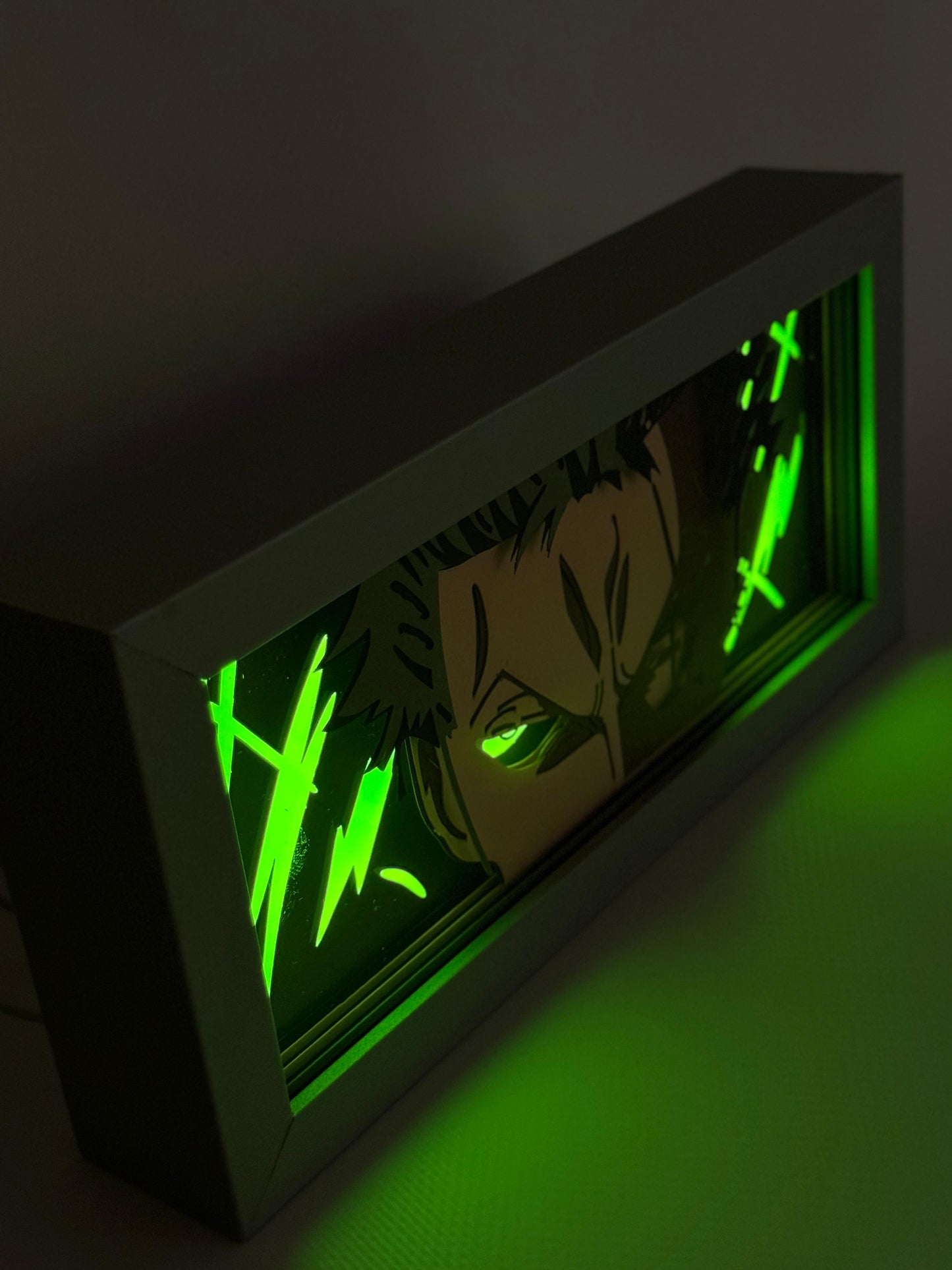 3D Zoro Anime Işıklı Kutu
