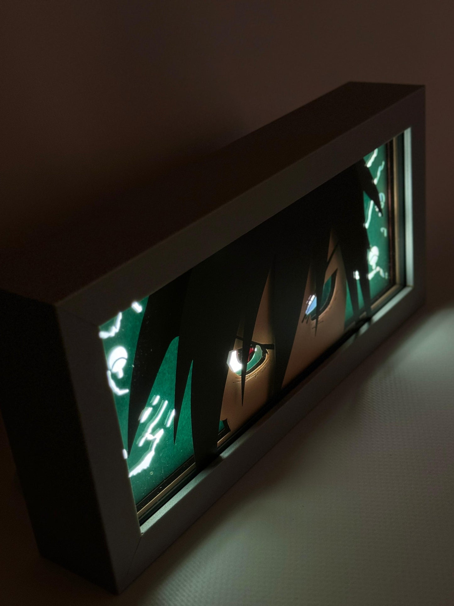 3D Sasuke Anime Işıklı Kutu