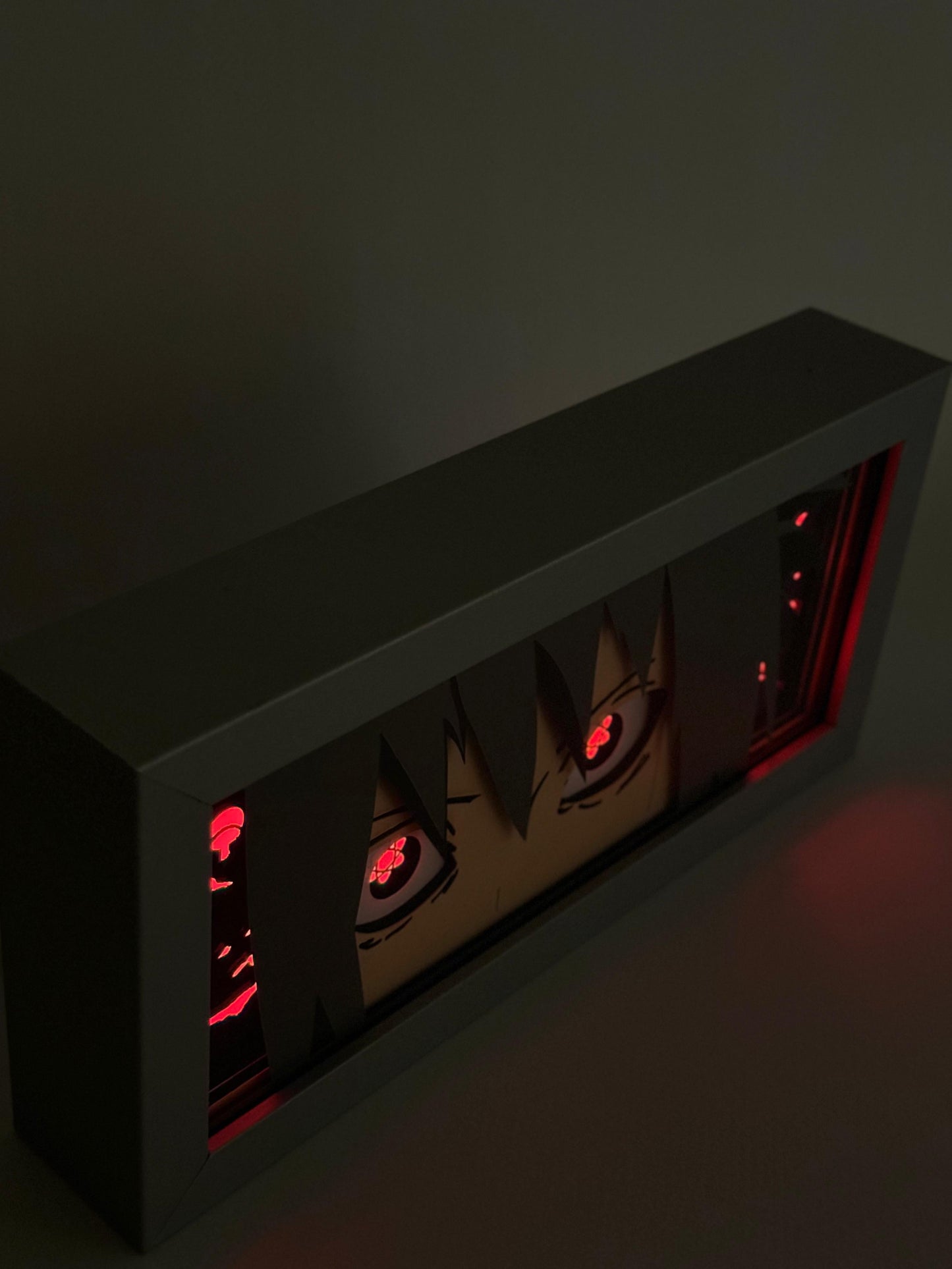 3D Sasuke Anime Işıklı Kutu