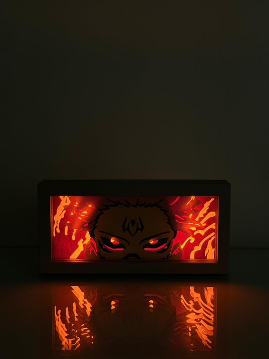 3D Jujutsu Kaisen Anime Işıklı Kutu