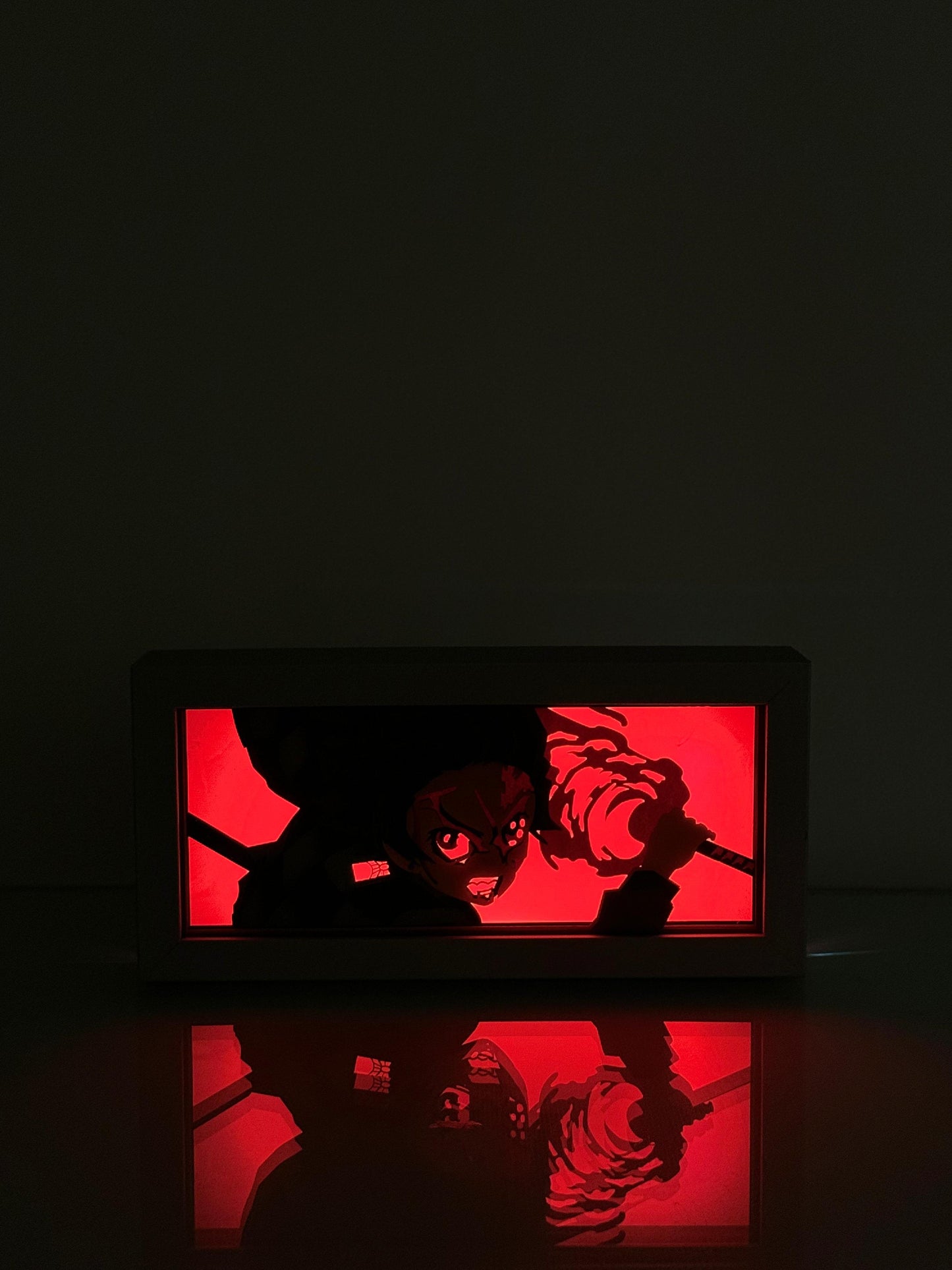 3D Tanjiro Anime Işıklı Kutu